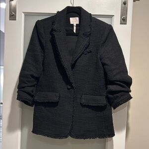 Cinq A Sept Khloe Boucle jacket, cinched sleeve, worn once. Perfect condition.